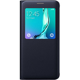 Фото товара Samsung S-View Cover книжка с окошком для Galaxy S6 Edge+ (EF-CG928PBEGRU, черный)