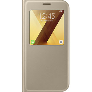 Фото товара Samsung S View Standing Cover книжка для Galaxy A7 2017 (EF-CA720PFEGRU, золотой)