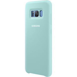 Фото товара Samsung Silicone Cover накладка для Galaxy S8 (EF-PG950TLEGRU, голубой)