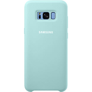 Фото товара Samsung Silicone Cover накладка для Galaxy S8+ (EF-PG955TLEGRU, голубой)