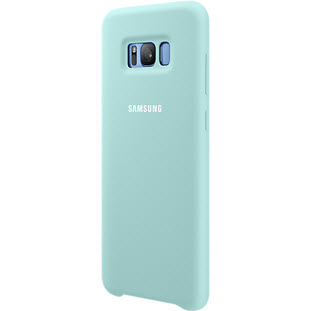 Фото товара Samsung Silicone Cover накладка для Galaxy S8+ (EF-PG955TLEGRU, голубой)