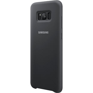 Фото товара Samsung Silicone Cover накладка для Galaxy S8+ (EF-PG955TSEGRU, черный)