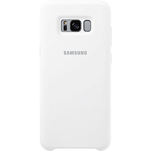 Фото товара Samsung Silicone Cover накладка для Galaxy S8+ (EF-PG955TWEGRU, белый)