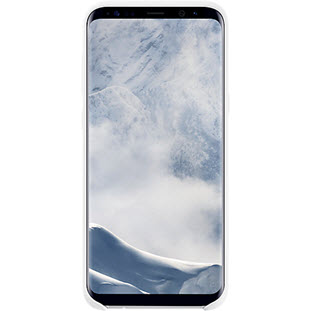 Фото товара Samsung Silicone Cover накладка для Galaxy S8+ (EF-PG955TWEGRU, белый)