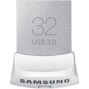 Фото товара Samsung FIT USB 3.0 32Gb (MUF-32BB/APC, белый)