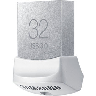 Фото товара Samsung FIT USB 3.0 32Gb (MUF-32BB/APC, белый)