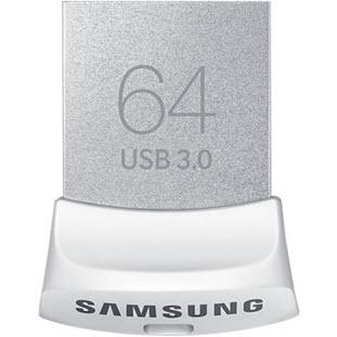 Фото товара Samsung FIT USB 3.0 64Gb (MUF-64BB/APC, белый)