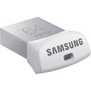 Фото товара Samsung FIT USB 3.0 64Gb (MUF-64BB/APC, белый)