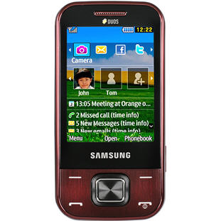 Фото товара Samsung C3752 DuoS (wine red)