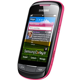 Фото товара Samsung S3850 Corby II  (candy pink)