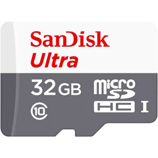 Фото товара Sandisk Ultra microSDHC Class 10 UHS-I 48MB/s (32GB + SD adapter)