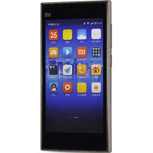 Фото товара Silco силиконовый для Xiaomi Mi3 (черный прозрачный)