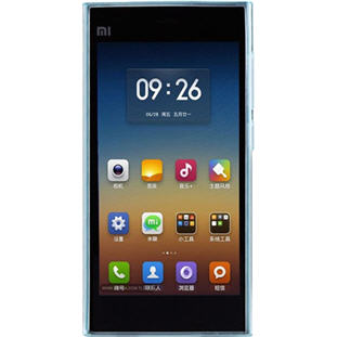 Фото товара Silco силиконовый для Xiaomi Mi3 (голубой прозрачный)