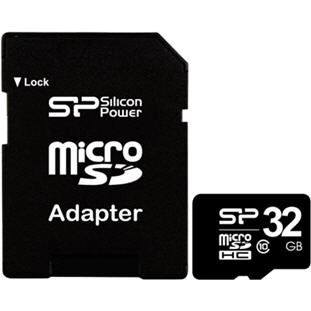 Фото товара Silicon Power microSDHC Card 32Gb Class 10 + SD adapter