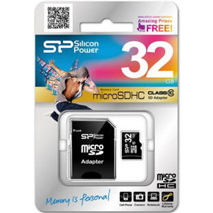 Фото товара Silicon Power microSDHC Card 32Gb Class 10 + SD adapter