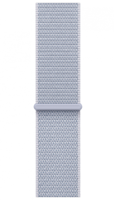 Фото товара Apple Watch SE (2024) 44mm Silver Aluminum Case with Blue Cloud Sport Loop (GPS)