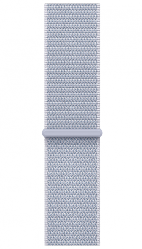 Фото товара Apple Watch SE (2024) 40mm Silver Aluminum Case with Blue Cloud Sport Loop (GPS)