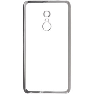 Фото товара SkinBox silicone chrome border 4People для Xiaomi Redmi Note 4 (серебристый)