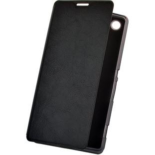 Фото товара SkinBox Lux книжка для Sony Xperia M5 (черный)