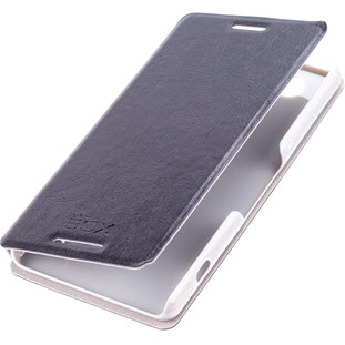Фото товара SkinBox Lux книжка для Sony Xperia Z3 Compact (черный)