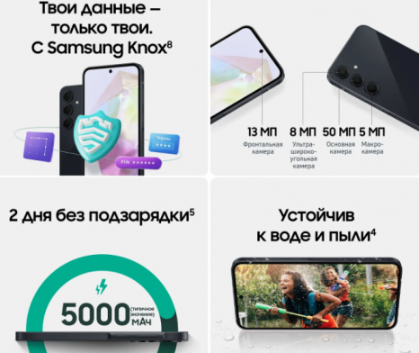 Фото товара Samsung Galaxy A35 5G 8/128Gb, Awesome Lemon