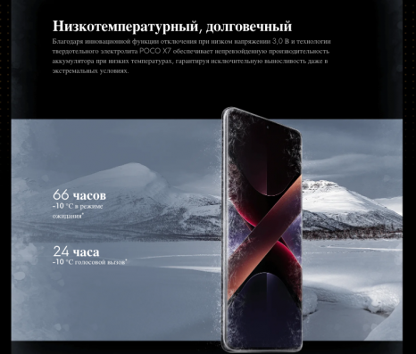 Фото товара Poco X7 5G 8/256 Gb Black, Global