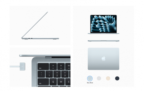 Фото товара Apple MacBook Air 13 2025 M4 (10-core CPU, 10-core GPU) / RAM 16GB / SSD 512GB Starlight (Сияющая звезда)