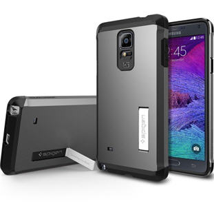 Фото товара Spigen Tough Armor накладка для Samsung Galaxy Note 4 (gunmetal)