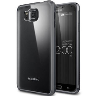 Фото товара Spigen Ultra Hybrid накладка для Samsung Galaxy Alpha (gunmetal)