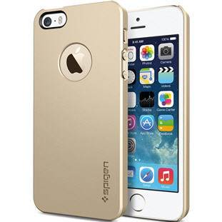 Фото товара Spigen UltraThin Air A накладка для iPhone 5/5S (champagne gold)