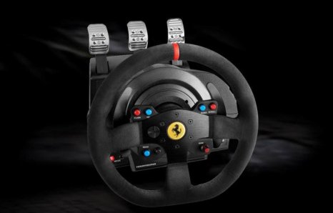 Фото товара Thrustmaster T300 Ferrari Integral Racing Wheel Alcantara Edition (THR62)