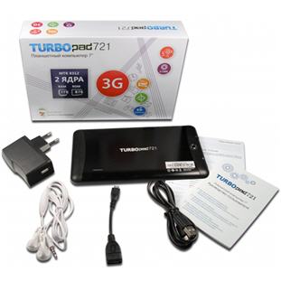 Фото товара TurboPad 721 (3G, 7.0, 8Gb, black) / ТурбоПад 721 (3Ж, 7.0, 8Гб, черный)