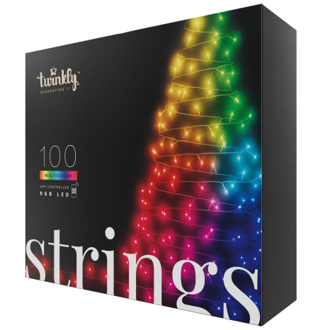 Фото товара LED Twinkly Strings (Multicolor edition) - 100 шт. (8 м)