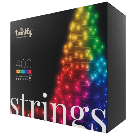 Фото товара LED Twinkly Strings (Multicolor edition) - 400 шт. (32 м)