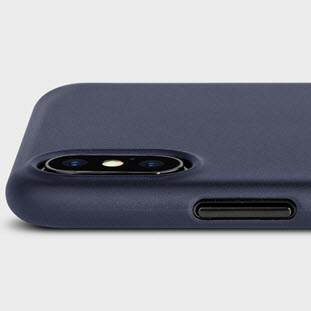 Фото товара Uniq Bodycon накладка для Apple iPhone X (navy blue)
