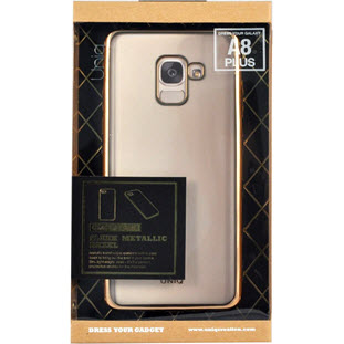 Фото товара Uniq Glacier Glitz накладка для Samsung Galaxy A8 Plus 2018 (GA8PHYB-GLCZGLD, gold)