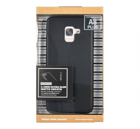 Фото товара Uniq Bodycon накладка для Samsung Galaxy A8 Plus 2018 (black)