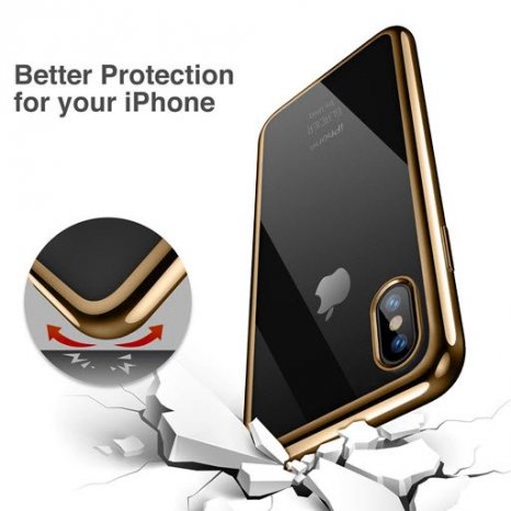 Фото товара Uniq Glacier Frost для iPhone X/Xs (золотистый)