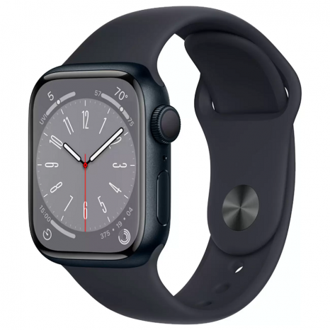 Фото товара Apple Watch Series 8 41mm Midnight Aluminum Case with Midnight Sport Band (GPS)