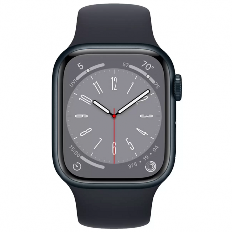 Фото товара Apple Watch Series 8 41mm Midnight Aluminum Case with Midnight Sport Band (GPS)