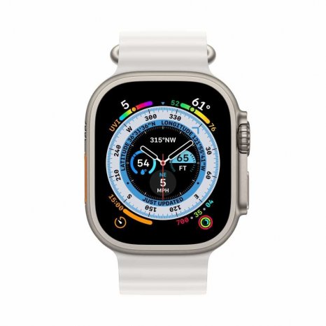 Фото товара Apple Watch Ultra 49mm Titanium Case with White Ocean Band (GPS + Cellular)