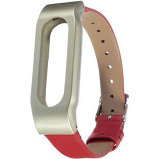 Фото товара Xiaomi Leather Wrist Band для Mi Band (red)