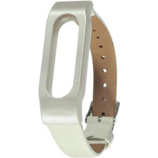 Фото товара Xiaomi Leather Wrist Band для Mi Band (white)