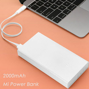 Фото товара Xiaomi Mi Power Bank (20000 мАч, silver)