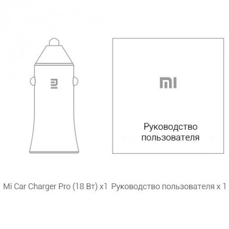 Фото товара Xiaomi Mi Car Charger Pro автомобильное (CC05ZM)