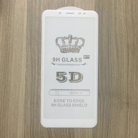 Фото товара Tempered Glass 3D для Xiaomi Redmi Note 5 (white)
