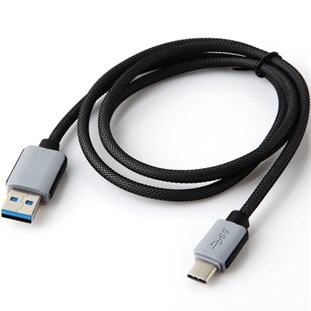 High quality USB 3.1 Type C M / USB AM (1м, черный)