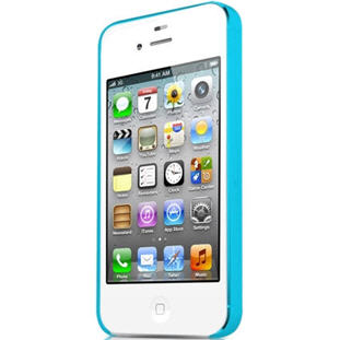 Itskins Zero.3 накладка-пластик для iPhone 4/4S (синий)