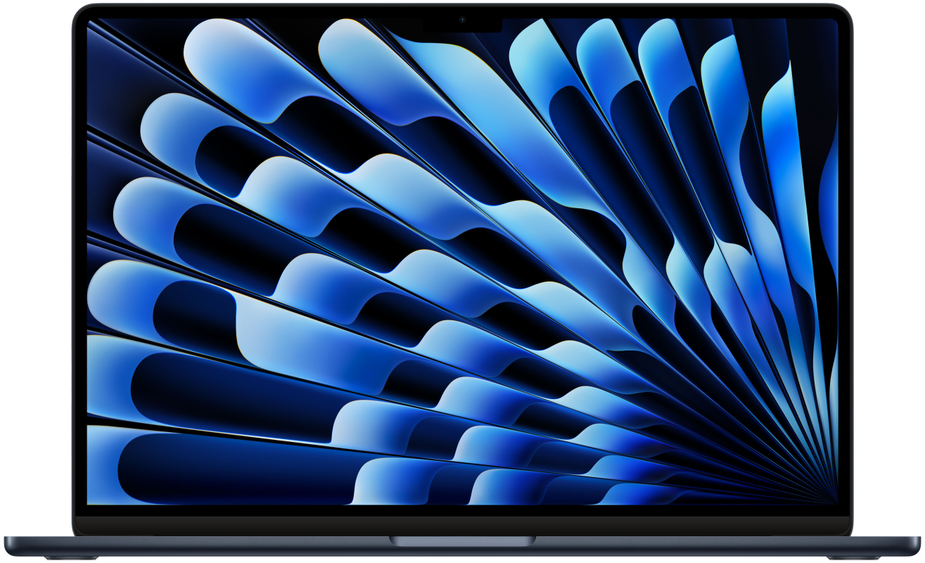 Apple MacBook Air 15 (2023) M2 (8C CPU, 10C GPU) / 8ГБ / 256ГБ SSD Полуночный Черный