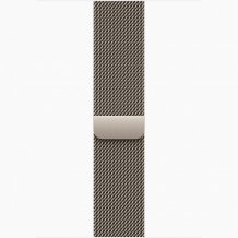 Фото товара Apple Watch Series 10 46 mm Natural Titanium Case with Natural Milanese Loop (GPS + LTE) (размер S/M)